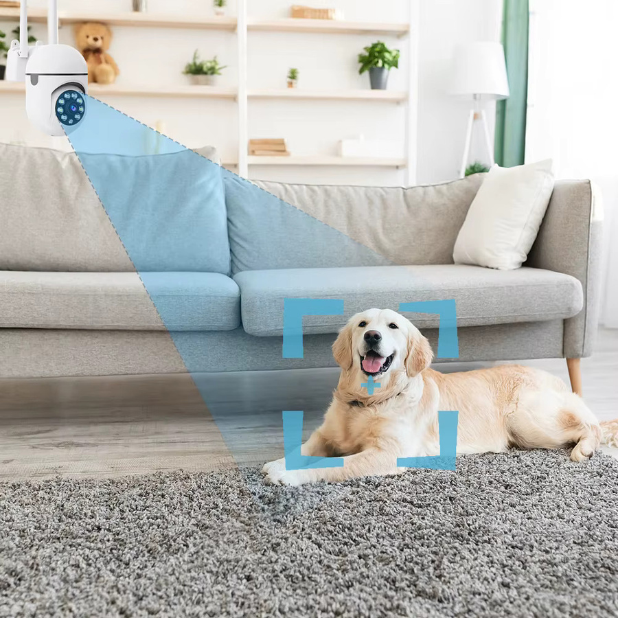 XVIM 2K WiFi Smart Home Indoor IP Überwachungskamera mit AI-Erkennung und automatischem Tracking in Weiß - Bild 5