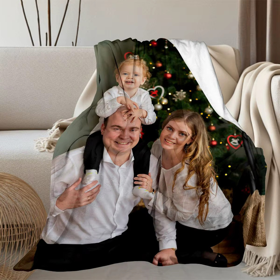 Personalisierte Fotodecke von SRH aus weichem Flanell in Multicolour - Bild 4
