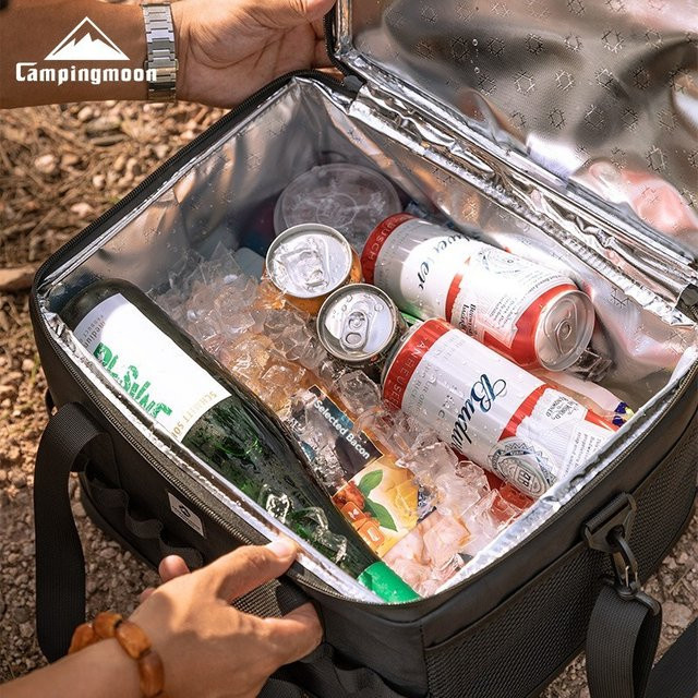 CAMPINGMOON BC-300 Outdoor-Kühlpack in Schwarz zur Konservierung von Lebensmitteln und Getränken - Bild 1