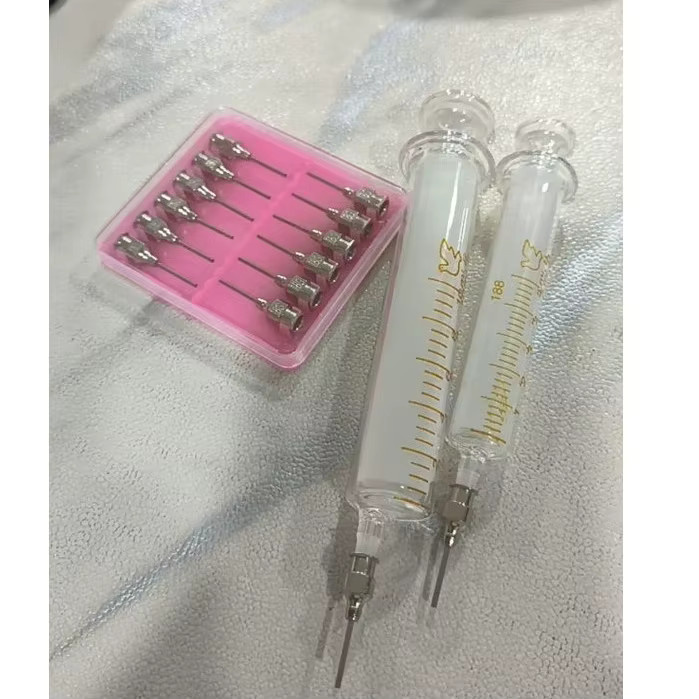 RELIFE Glasspritze mit Metallnadel und Schubstange für Handy-Reparaturen, 1-50 ml, transparent - Bild 2