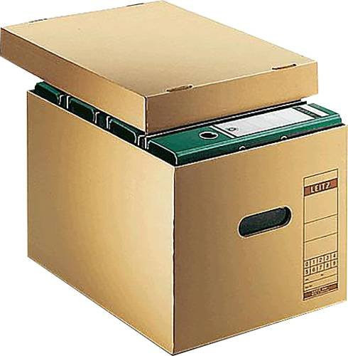 Leitz Archivbox Premium aus FSC-zertifiziertem Papier in Braun, B/T/H: 33,5 x 28 x 44 cm - Bild 1