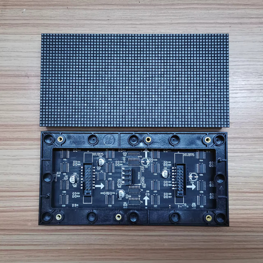 XUYRGB P 2,5 Indoor Vollfarbe LED-Anzeige Modul, HUB75, SMD RGB LED Panel Matrix, 64 x 32 Pixel, Farbe: Multicolour/Schwarz, B/H: 160 x 80 mm, kompatibel mit PIN2DMD - Bild 4