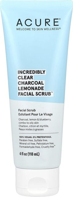 ACURE Incredibly Clear Gesichts-Peeling mit Aktivkohle und Zitrone, 118 ml - Bild 1