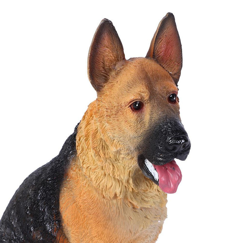 Neoglint Hund Figur aus Kunstharz als mehrfarbige Garten Dekoration für Balkon und Landschaft - Bild 5