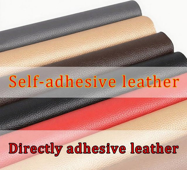 Selbstklebendes PU-Leder-Reparaturset in Silber und Multicolour für Sofa, Bettkopf, Motorrad und Autositze - Bild 1