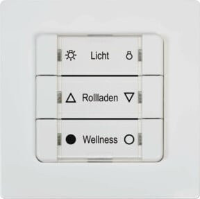 Rademacher DuoFern Mehrfachwandtaster Push Button in Weiß 9494-2 - Bild 1