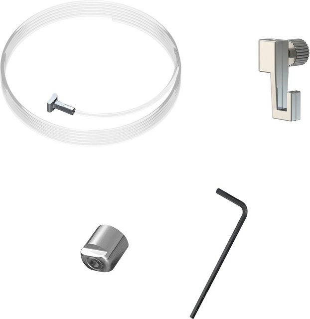 Artiteq Zubehör-Set Schrägstopper in Chrome/Silber für 4 kg - Bild 1