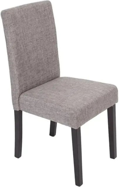 6er-Set MCW Esszimmerstühle Littau aus Textil in Grau mit modernem Design - Bild 2