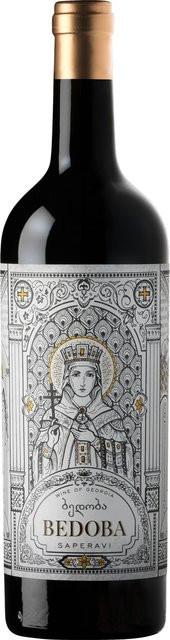 Bedoba Saperavi Rotwein, Kakheti, Georgien, halbtrocken, 2023, 0,75 l - Bild 1