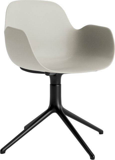 Normann Copenhagen Form Drehsessel mit Armlehnen und Metallgestell - Bild 1