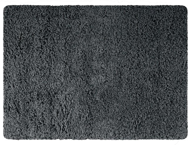 MSV Badematte aus Mikrofaser in Anthrazit, Breite: 50 cm, Tiefe: 70 cm - Bild 1