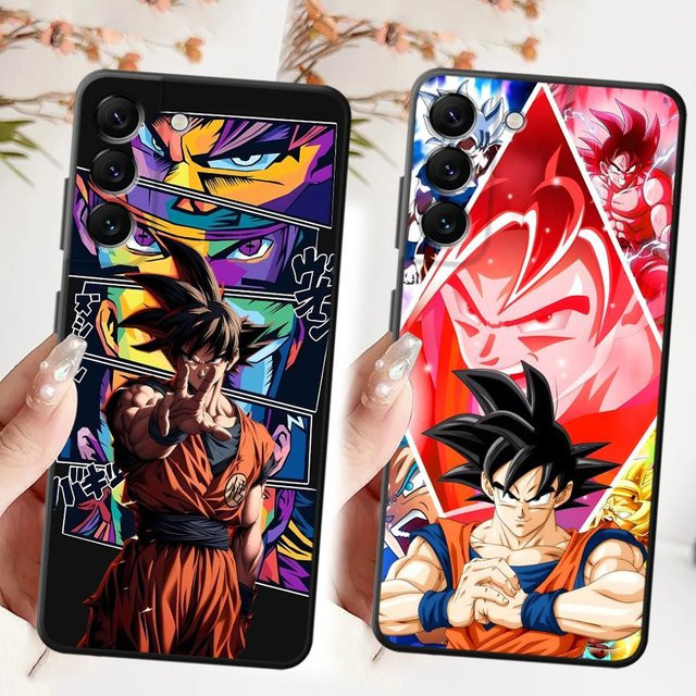 Schwarze weiche Handyhülle Dragon Ball Son für Samsung Galaxy A-Serie in Schwarz und Multicolour - Bild 1