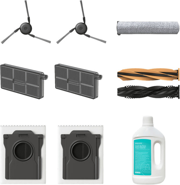 Dreame Pflegeset RAK79 in Schwarz mit Anti-Tangle Roller und Edge Cleaning Funktion - Bild 1