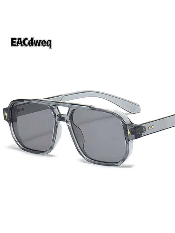 CEYYOR Sonnenbrille, Herren, Vollrand, quadratisch, transparent, grey - Bild 1