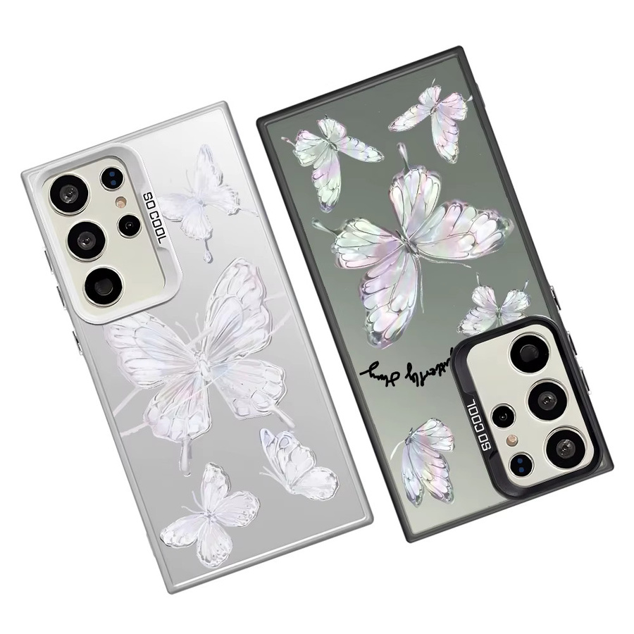 Schmetterling Handyhülle mit Farbverlauf für Samsung Galaxy S26 S25 S24 S23 S22 S21 S20 Note 20 Ultra FE - Bild 3