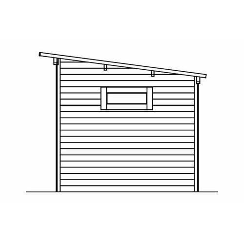 SKANHOLZ Pavillon Vimmerby aus nordischem Fichtenholz in Beige, B/H/T: 410 x 244 x 310 cm - Bild 1