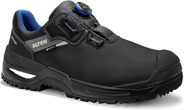 Elten Sicherheitshalbschuh Stefano Boa GTX S3 ESD aus Rindleder in Black-Blue, Größe 46 - Bild 1