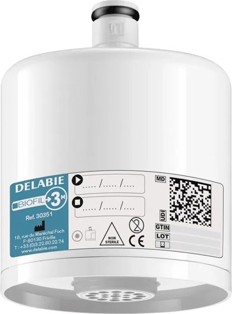 Delabie BIOFIL 3M Sedimentfilter für Waschtisch, non-steril, Weiß, 10 Stück - Bild 1