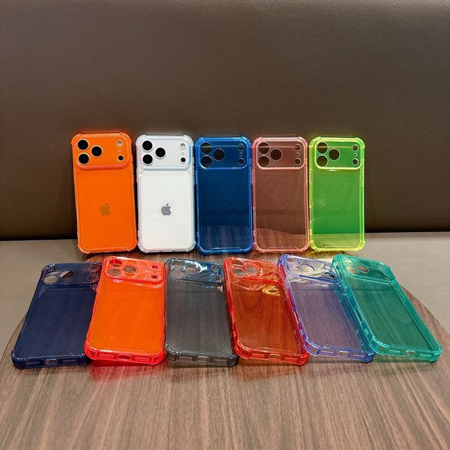 Transparente Silikon Schutzhülle für Apple iPhone 17, 16, 15, 14, 13, 12, 11 Pro Max Plus stoßfest und schlank - Bild 1