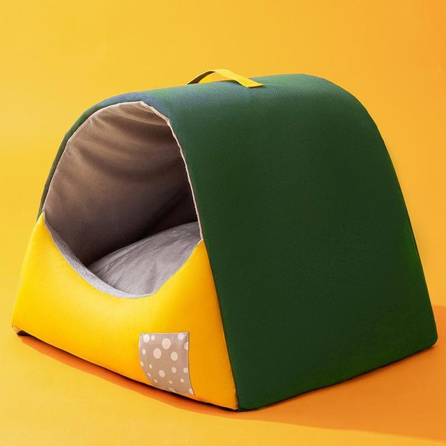 Haustiernest von Household supplies MH als halbgeschlossenes Hundebett und Katzennest für alle Jahreszeiten, B/T/H: 49 x 39 x 38 cm - Bild 1