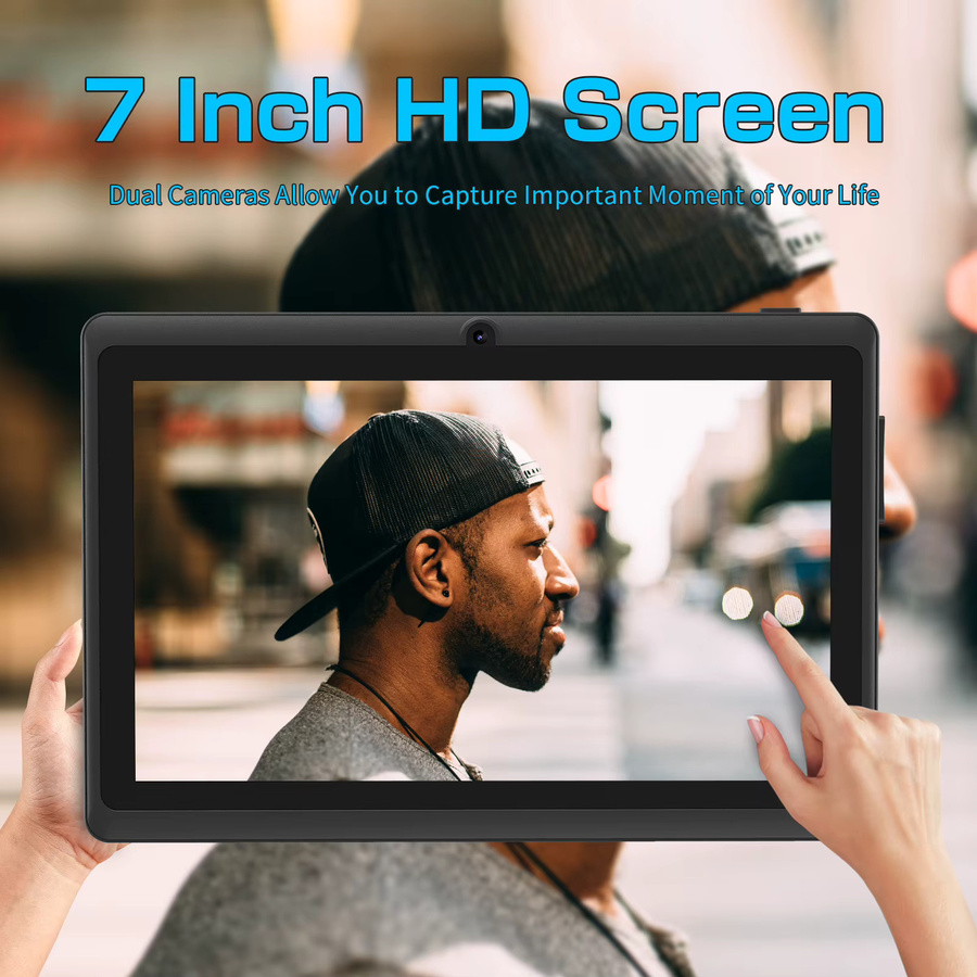 Pritom 7-Zoll Tablet Android 13 mit 4 GB RAM und 32 GB ROM inklusive Lederhülle in Schwarz oder Blau - Bild 5