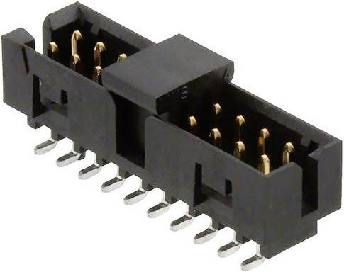 Molex Stiftleiste 878322014 in Schwarz mit 20 Polen und 2 Reihen bei einem Rastermaß von 2,00 mm - Bild 1