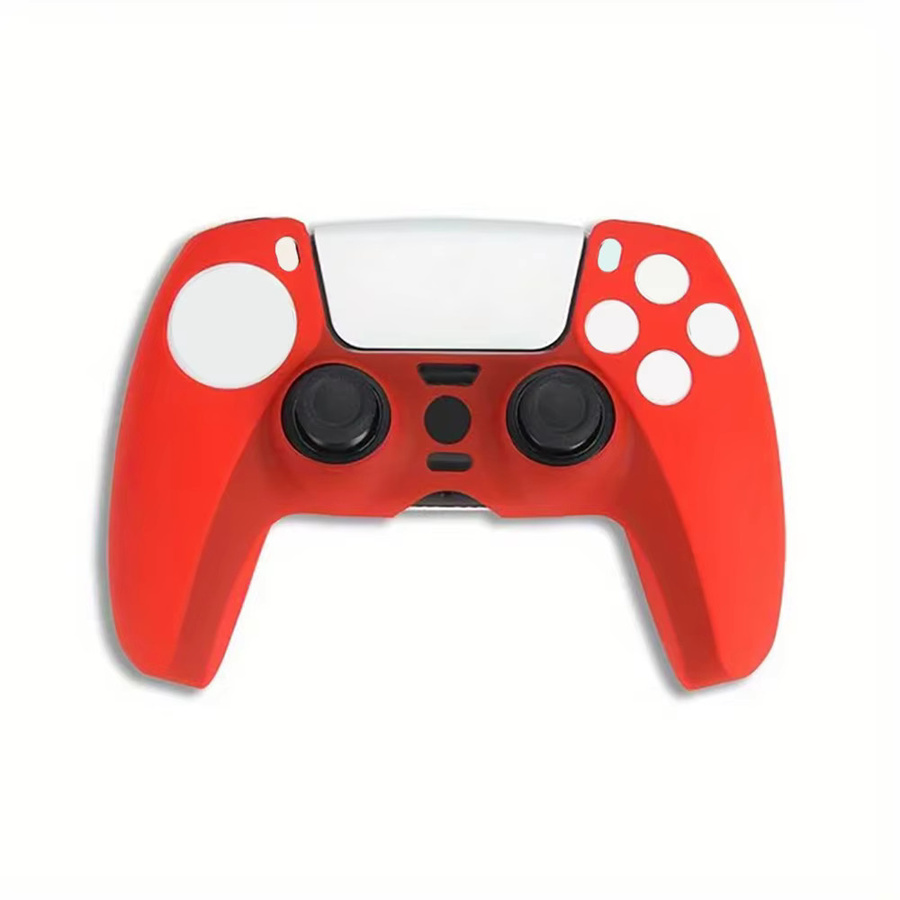 LOKPAD Anti-Rutsch-Silikonhülle für PS5 Controller in Rot - Bild 1