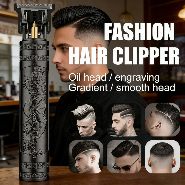 XMSJ Haartrimmer für Herren, kabellos, USB-Schnellaufladung - Bild 1