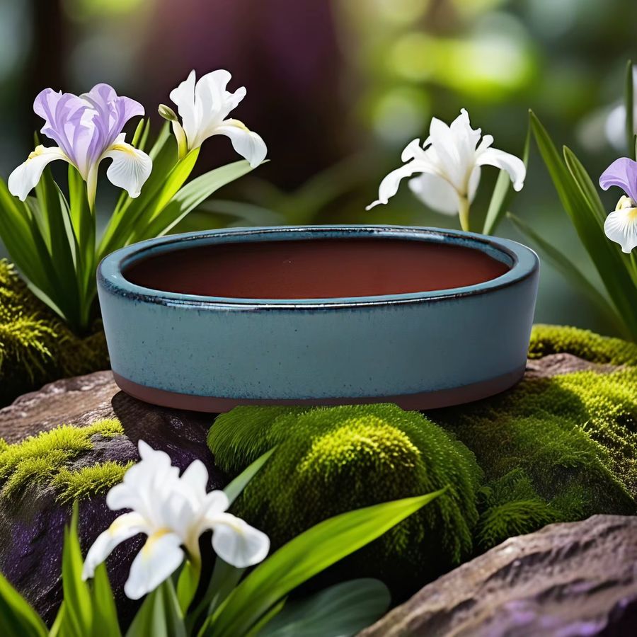Eleganter Keramik-Sukkulenten-Blumentopf von ACRDDK aus Steingut mit Drainagelöchern für gesundes Pflanzenwachstum - Bild 2