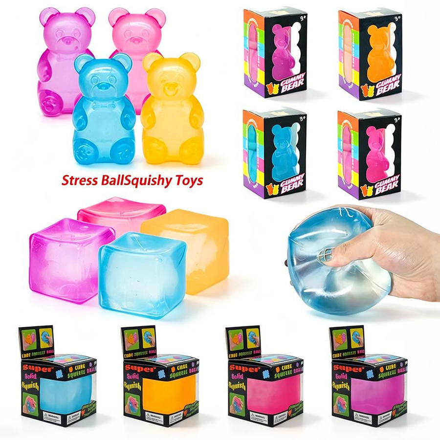 Needoh Süßer kleiner Bär Squishy, Stress- und Angstlinderung, Sinneswerkzeuge - Bild 2