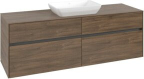 V&B Waschtischunterschrank Collaro in Arizona Oak mit mittigem Waschtisch, B/T/H: 160 x 54,8 x 50 cm - Bild 1