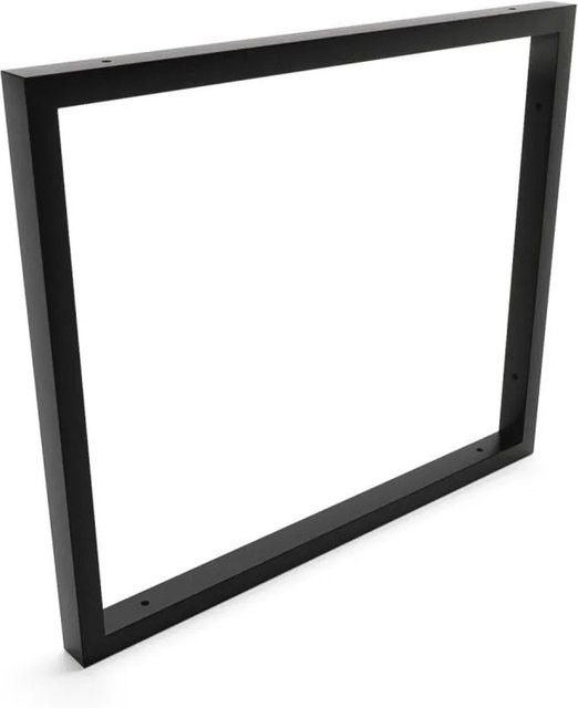 HEVVA Waschtischhalterung REUSS Wandmontage Schwarz Matt Tiefe: 50 cm - Bild 1