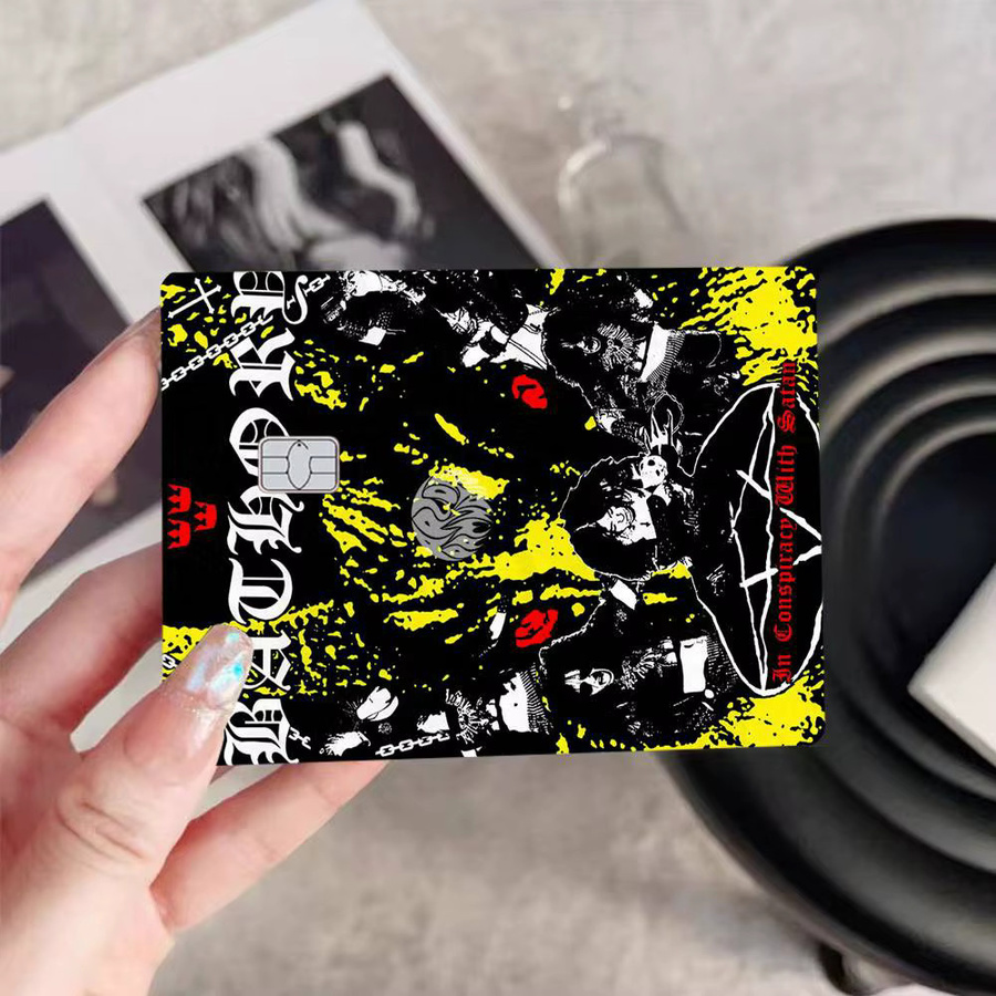 Bathory Quorthon Kreditkarten-Skin Aufkleber für VISA- und Bankkarten, wasserfester und kratzfester Aufkleber in Multicolour, Unisex - Bild 3