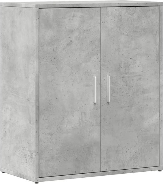 vidaXL Sideboard aus Holzwerkstoff in Betongrau, B/T/H: 60 x 31 x 70 cm - Bild 1