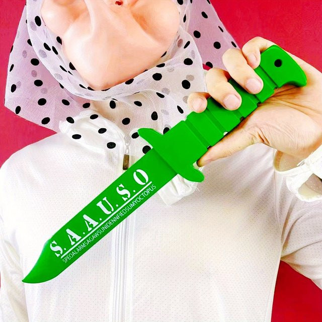 Bandai Assassination Classroom Shiota Nagisa Katana, Spielzeug, Kunststoff, Grün - Bild 1