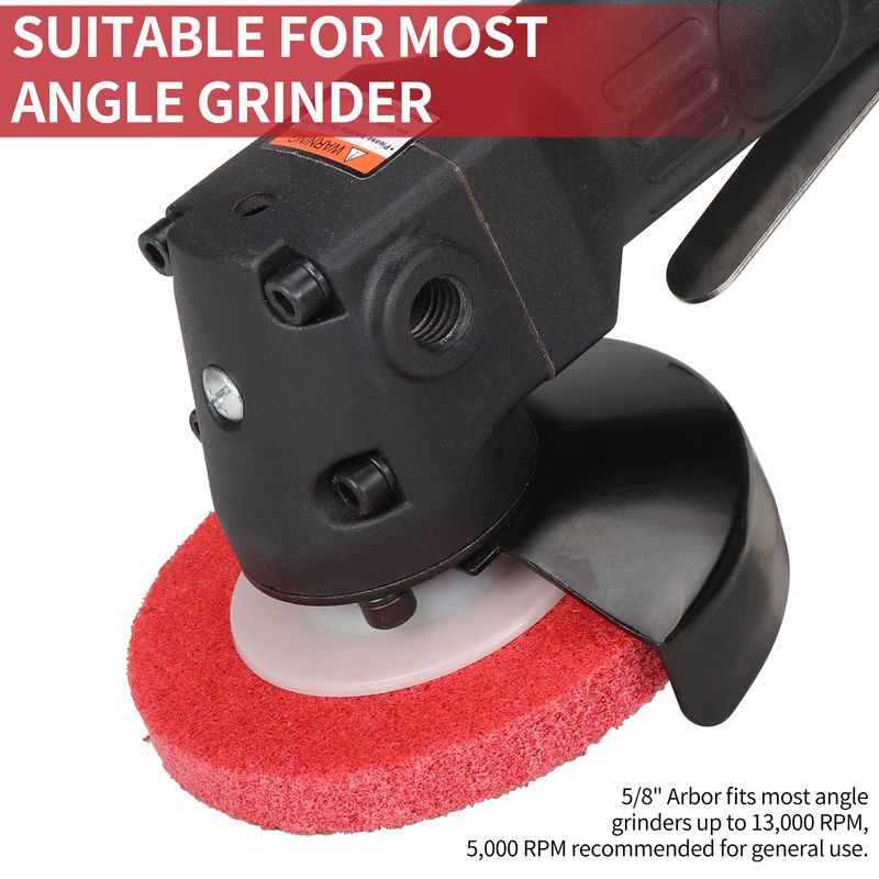 SI FANG 14er Set Polierpads aus Nylonfaser und Wolle für Winkelschleifer, Durchmesser: 4 Zoll - Bild 5