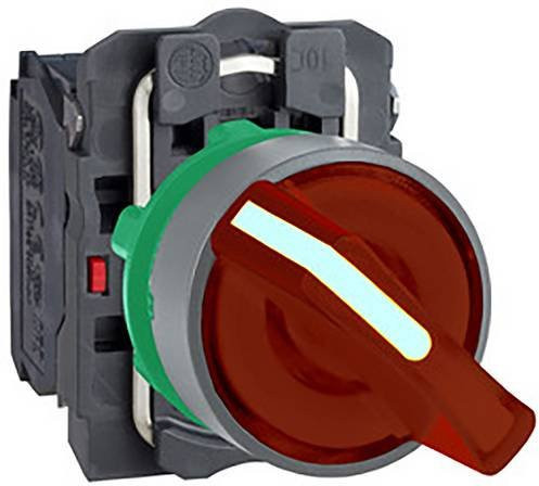 Schneider Electric XB5AK124G5C0 Leuchtwahlschalter aus Kunststoff in Rot und Grau - Bild 1