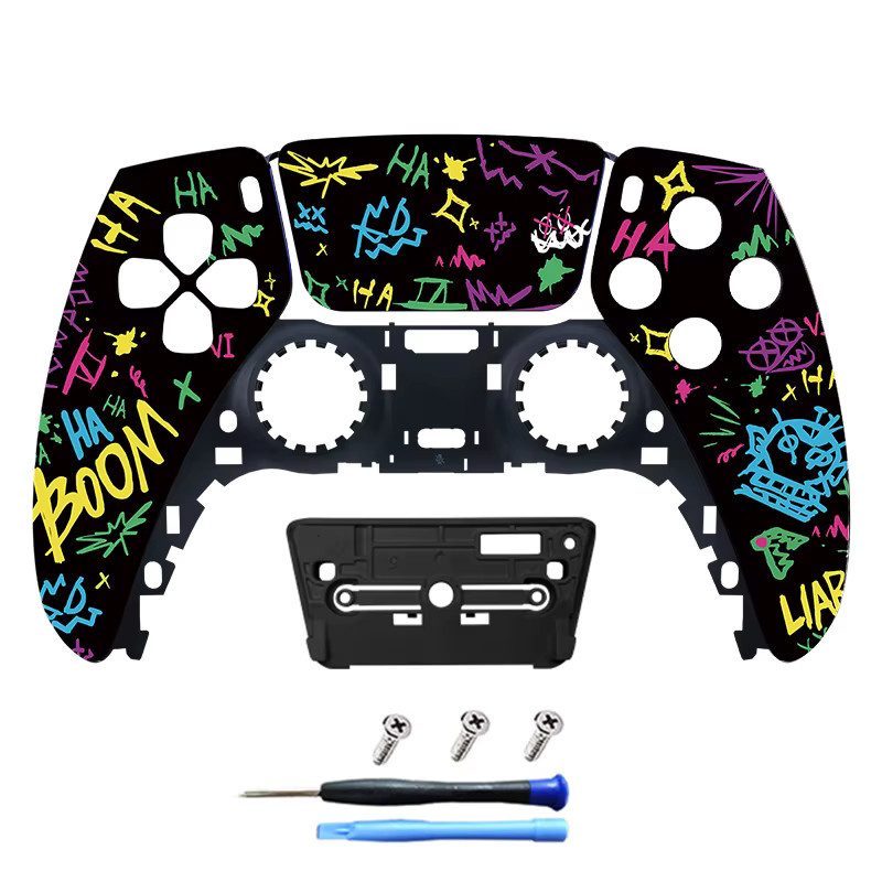 CHARM FOCUS PS5 Controller Gehäuse Set mit Touchpad und Gamepad-Abdeckung für BDM-010/020/030/040/050 in Multicolour - Bild 2