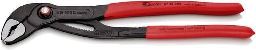 Knipex Cobra QuickSet Hightech-Wasserpumpenzange aus Chrom-Vanadium in Grau und Rot, Länge: 300 mm - Bild 1