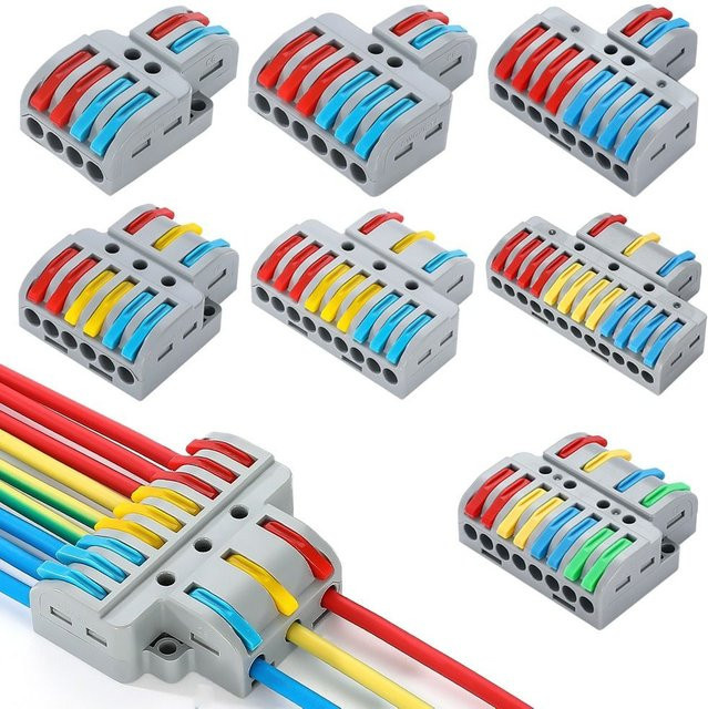 Universelle Kabelverbinder Mini Schnellsplitter für die elektrische Verkabelung und Steckverbindungen - Bild 1
