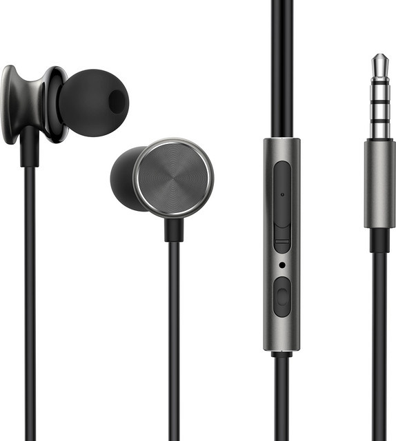 Joyroom JR-EW03 In-Ear Kopfhörer mit 3,5 mm Klinkenanschluss in Grau - Bild 1