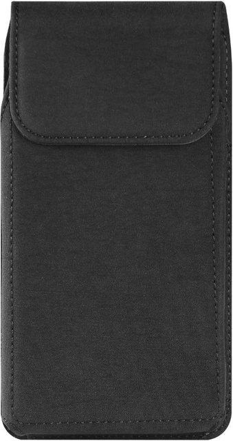 Wasserdichte Handytasche von qimaocar mit Gürtelclip, einlagige Handy-Gürteltasche für Männer, Schwarz, 6.1 inch - Bild 1