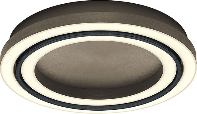 Elements Ben 70615 LED-Deckenleuchte in Bronze mit Tunable White und Fernbedienung, dimmbar, rund - Bild 1