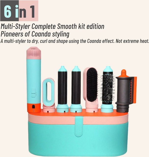 umar 6-in-1 Haarstyler, Heißluftbürste, Unisex - Bild 1