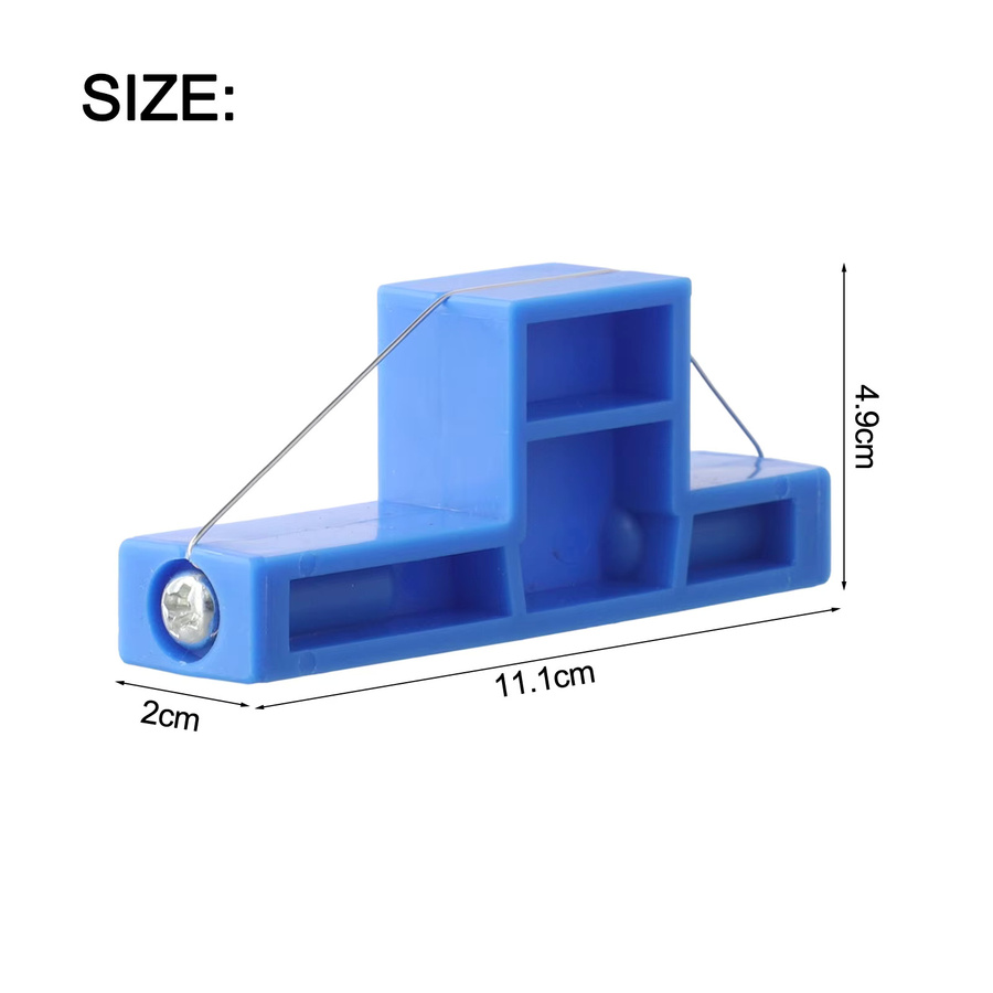 Keramik Ton Winkel Schneiden Werkzeuge Abgeschrägte Cutter für Modellierung und DIY, Blau - Bild 2