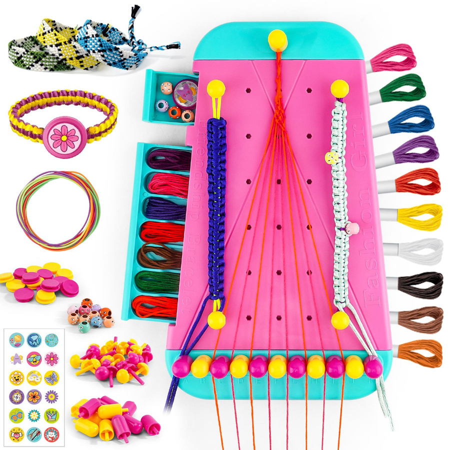 Yiran toy Reise-Bastelset Armband-Hersteller Schmuckherstellungs-Set für Mädchen 6-12 Jahre - Bild 4