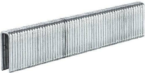 Einhell Schmalrückenklammern verzinkt Silber, 3000 Stück, Breite: 5.7 mm, Höhe: 1.9 mm, Länge: 19 mm - Bild 1
