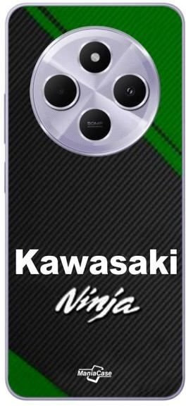 Maniacase Schutzhülle für Xiaomi Redmi 14C im Kawasaki Ninja Design, Schwarz, Flexibel - Bild 1