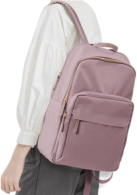 Diebstahlsicherer Laptop-Rucksack von Weft für Damen in Purple, wasserabweisende Business-Notebook-Tasche für Reisen, Arbeit und College - Bild 1