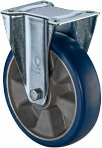 BS Rollen Bockrolle L410.B92 in Blau, Rad Ø 80mm, Tragkraft 155kg, Stahl verzinkt - Bild 1